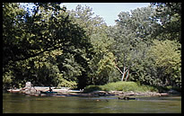 dam remains on Fall Creek in Ft Harrison SP